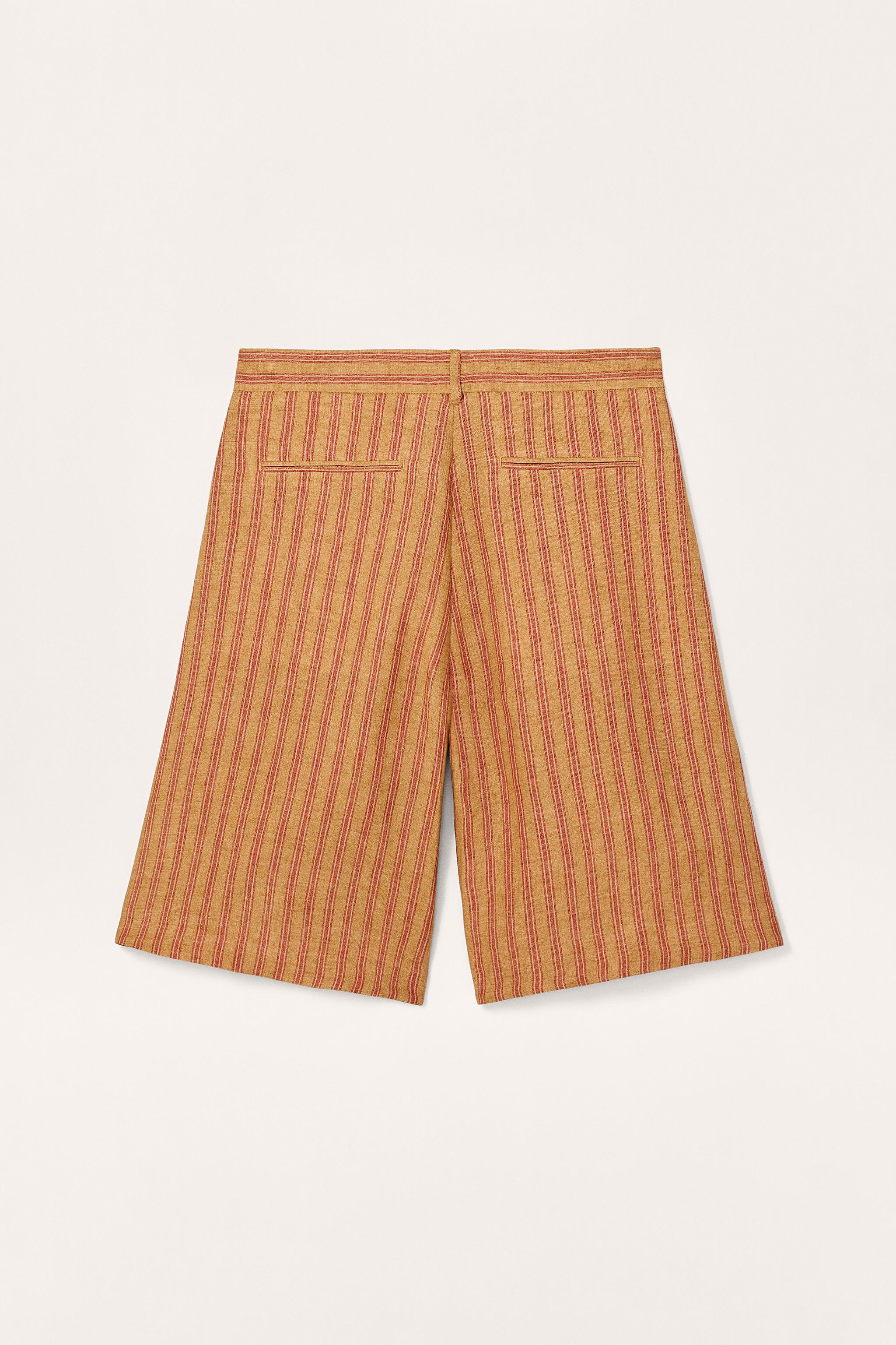 STRIPED LINEN SHORTS LIMITED EDITION